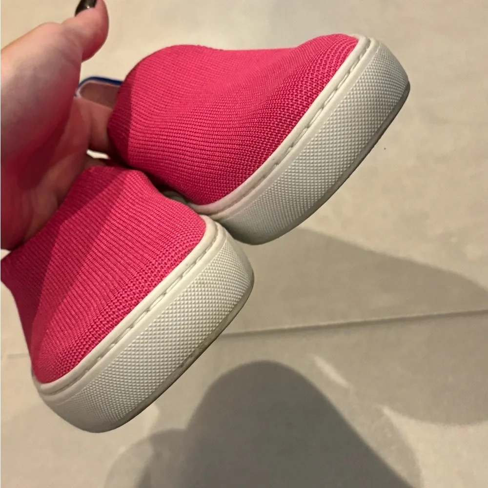 Rothy’s The Original Slip On Sneaker Bubblegum Pink Women’s Size 7